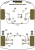 Rear Trailing Arm Front Bush Insert - Diagr. REF: 10