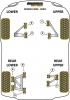 Rear Upper Wishbone Front Bush Short - Diagr. REF: 4