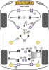 Transmission Mounting Bush (Fast Road) - Diagr. REF: 55