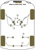 Transmission Mounting Bush (Fast Road) - Diagr. REF: 55