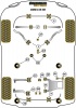 Transmission Mounting Bush (Fast Road) - Diagr. REF: 55