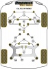 Transmission Mounting Bush (Fast Road) - Diagr. REF: 55