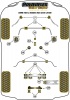 Transmission Mounting Bush (Fast Road) - Diagr. REF: 55