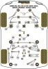 Transmission Mounting Bush (Fast Road) - Diagr. REF: 55