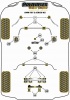 Transmission Mounting Bush (Fast Road) - Diagr. REF: 55