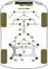 Transmission Mounting Bush (Fast Road) - Diagr. REF: 55