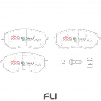 Brake Pads Street Performance | Front Axle