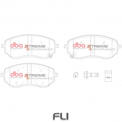 Brake Pads Xtreme Performance | Front Axle