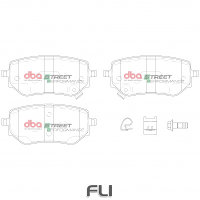 Brake Pads Street Performance | Rear Axle