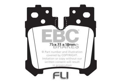 EBC DP1812 standaard Remblokken