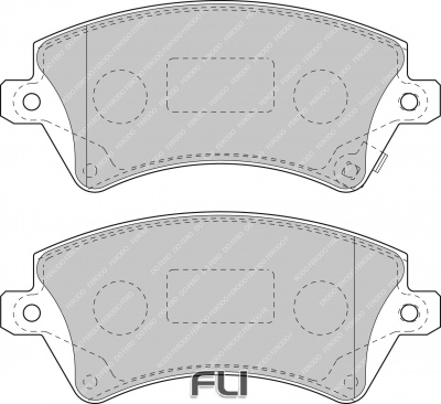 Ferodo Remblok FCP1573H - DS2500
